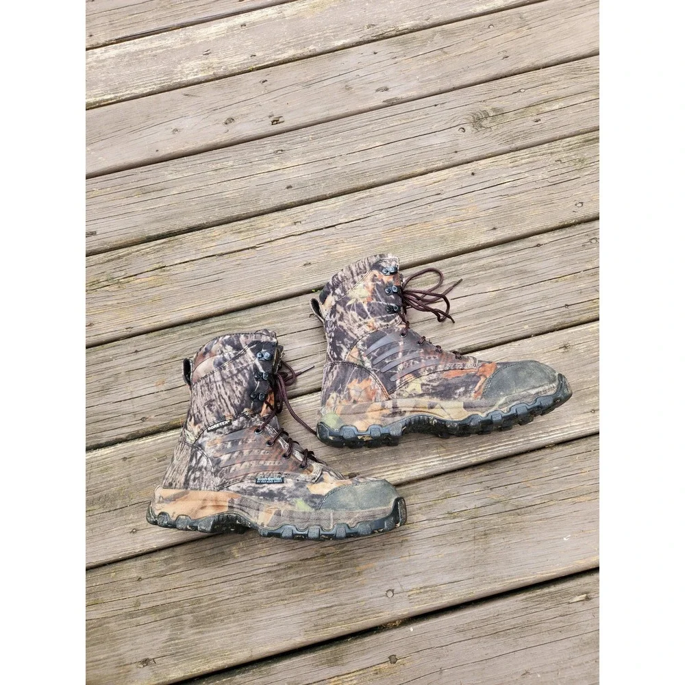 Irish Setter Hunting Boots Camo‎ Gore-Tex 800g Thinsulate 3859 Mens 8.5 D